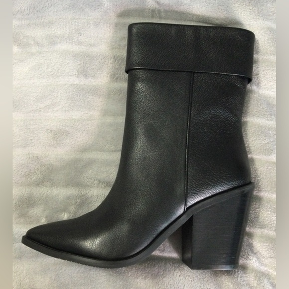 Lisa Vicky MAE-V Soft Tumble Leather Heeled Boots Size 8.5 - Picture 12 of 12
